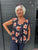 FO6917 Floweral back-to-front Top