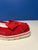 Marta Red Low Wedge