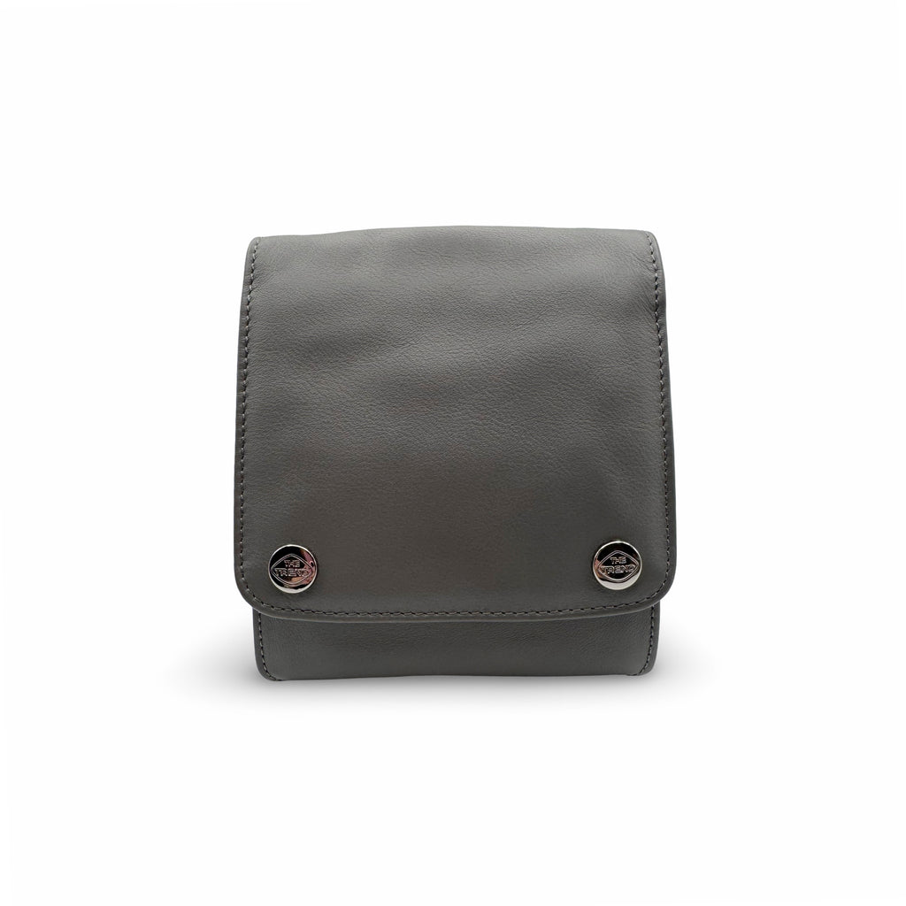 585517 Grey Crossbody Organizer Purse