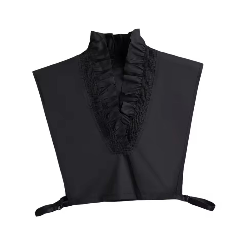 Dickie Faux Ruffle Black