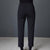 W25121L Black Turn Up Trouser