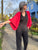 S25144 Red Shrug One Size
