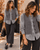 86303 Striped Embelished Blouse