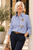 33754 Magda Striped Embroidered Blouse