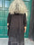 LX38849 Black Animal Print Oversized Hoodie