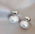 Silver Pearl Earring