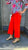 32213 Bettina Orange Elastic Waist Trouser