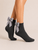 Ankle Bow Grey Sock