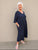 D217CA Loose Fit Cotton Dress Ink