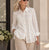 86318 White Cropped Blouse