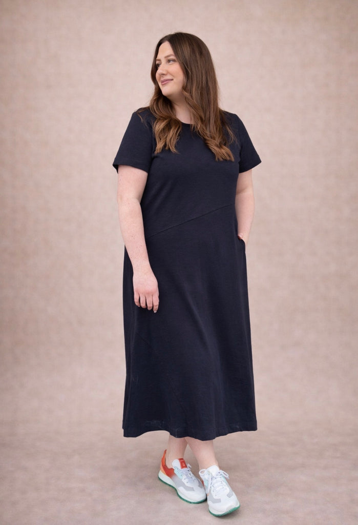FO8241 Navy Festival Event Dress