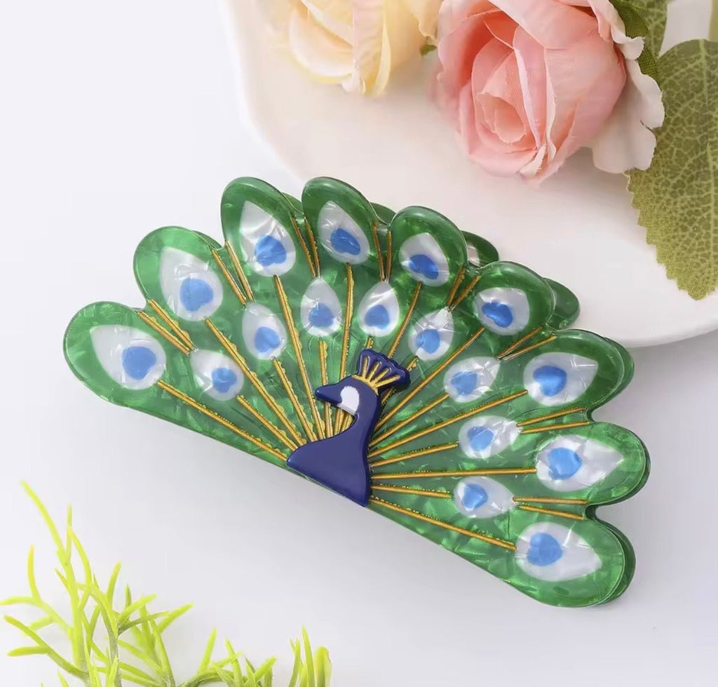 Peacock Claw Clip