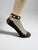 Black and Purple Pearl Ankle Sock
