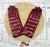 Metallic Wine Gloves One Size