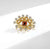 Red Evil Eye Pearl Brooch