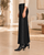 UP235B Urban Straight Black Pant