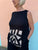 850014 Slalom Print Sleeveless Top