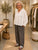 P008LF Pullon Linen Trouser