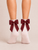 Ankle Bow White Sock