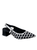 377005 Black Off White Slingback
