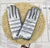 Metallic Silver Gloves One Size