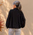 87223 Black Wool Blend Coat