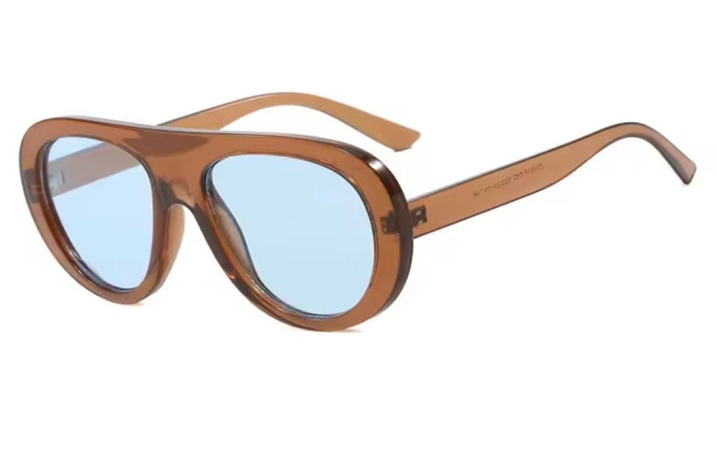 Aviator Brown Sunglasses