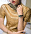 Gold Lamé Top
