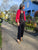S25101 Black Perfect Crop Stretch Cargo Pant