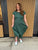 FO8241 Green Festival Event Dress