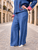 80674 Denim Wide Leg Trouser