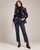 34015 Sabina Navy Floral Blazer