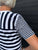 FO8180 Navy Stripe Mix Dress