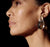 Clear Acrylic Giant Teardrop Earring