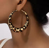 Cheetah Hoop Earrings