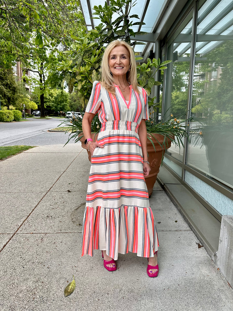 32274 Leila Stripe Dress