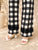 33344 Sandra Black/white Gingham Trouser
