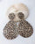 Paula Animal Print Circle Earrings