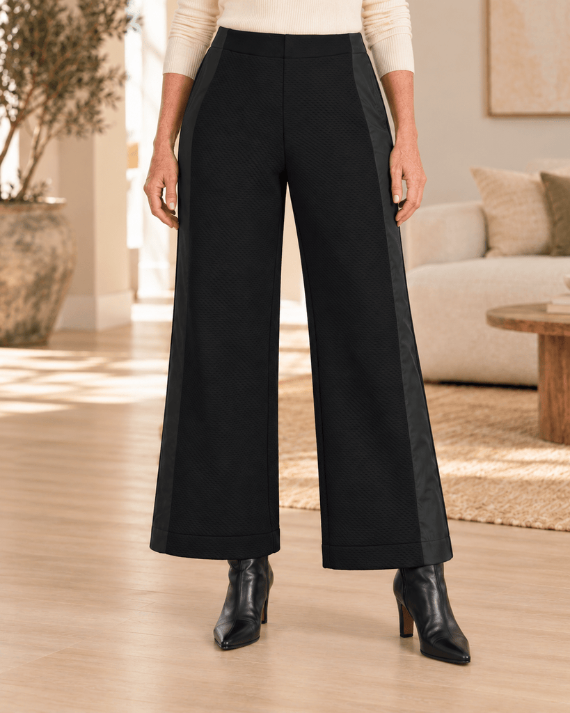 UP235B Urban Straight Black Pant