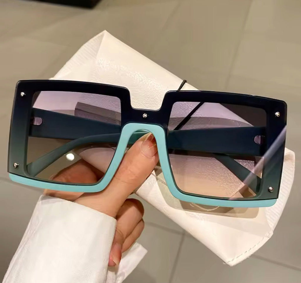 Square Sea Foam Sunglasses