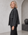 777037 Black Jacket w/ removable scarf