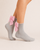 Ankle Bow Light Grey & Pink Sock