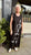 S25187 Black White Print Dress