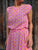 6852 Pink/Orange Geo Dress