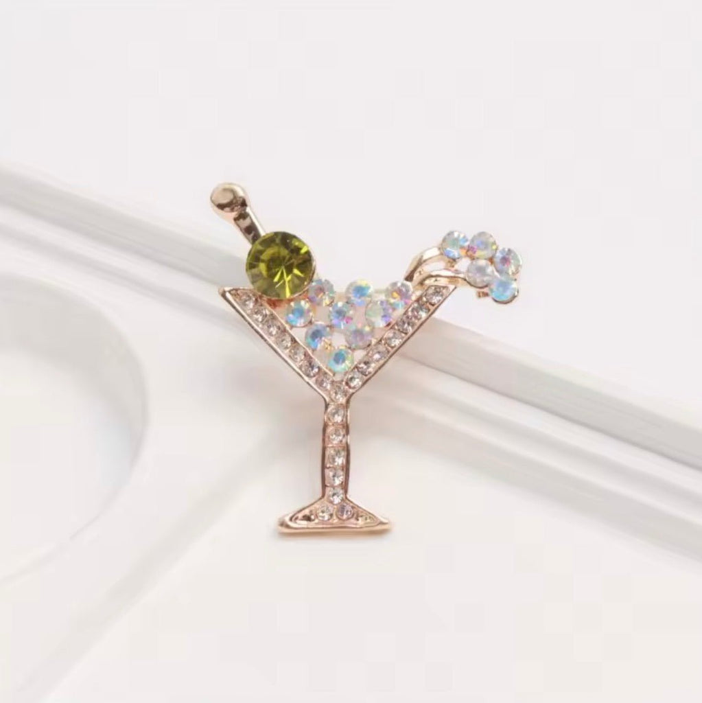 Mini Martini Brooch