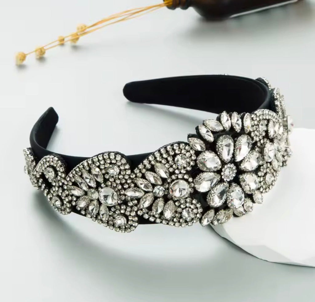 Rose Crystal Headband