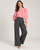 33938 Volantes Pink Striped Blouse