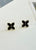 Black Mini Flower Earring