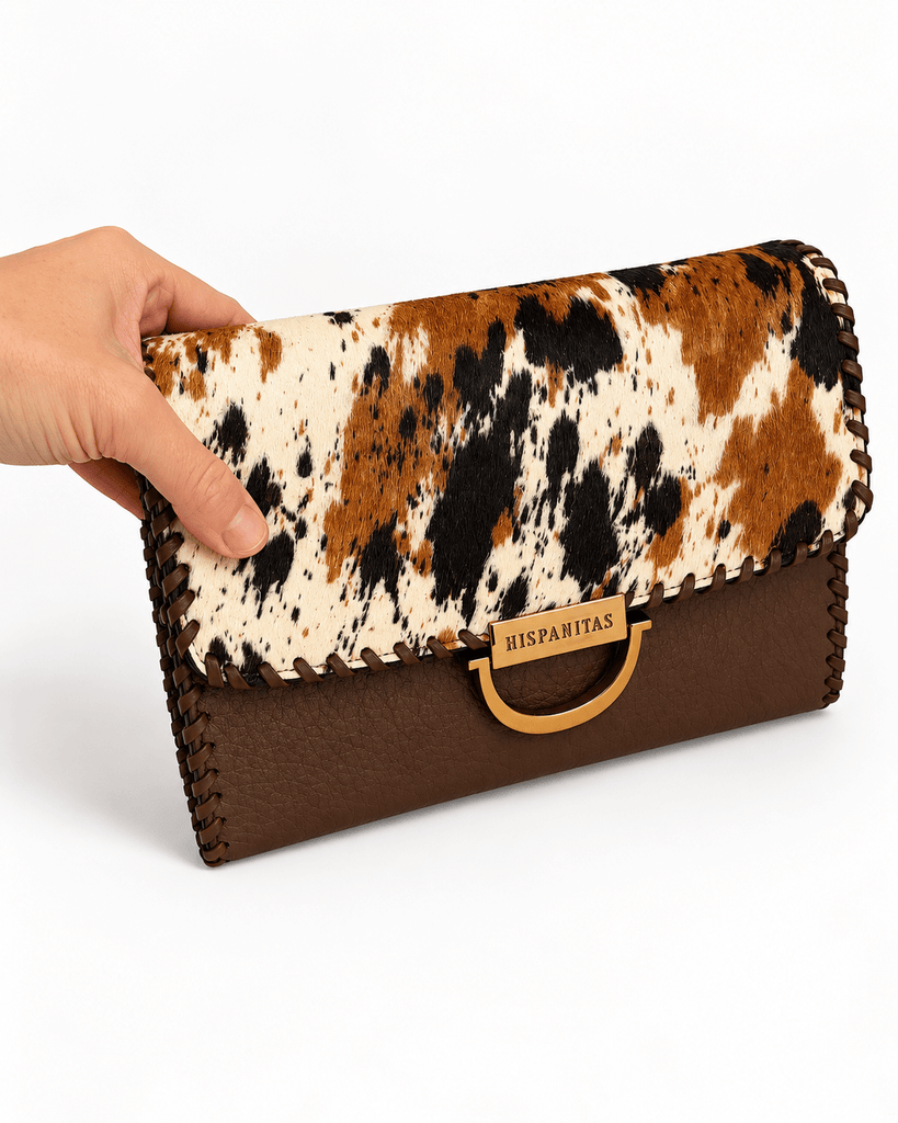 BI254407 Palomino Print and Brown Handbag