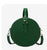Concentric Cross Body Vegan Purse in Emerald